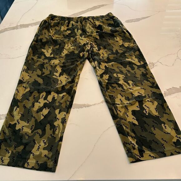 MK - Michael Kors Collection Men’s PJ Pants. Large. Green Camouflage Print. - Picture 1 of 4
